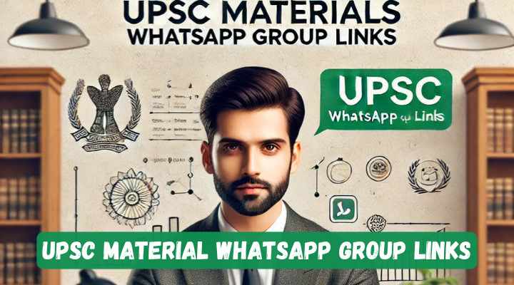 UPSC Material Whatsapp Group Links